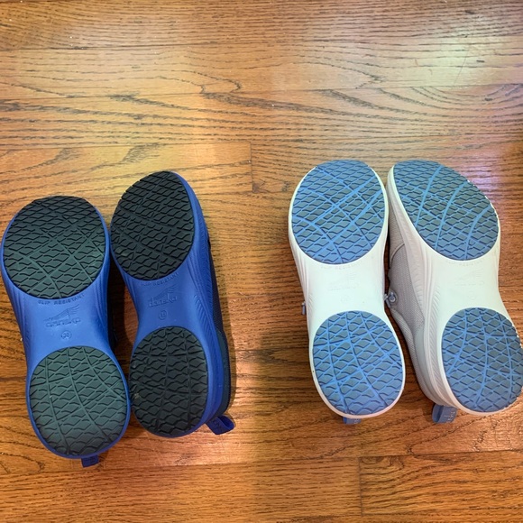 Marlee Dansko slip on grey and blue walking tennis shoes sneaker size 38 (7.5-8) - Picture 3 of 13